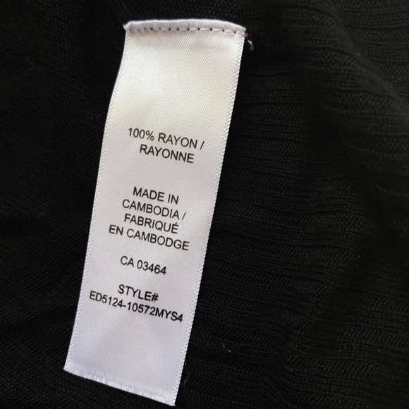 RICKI’S Black Lightweight Open Cardigan - Picture 6 of 6